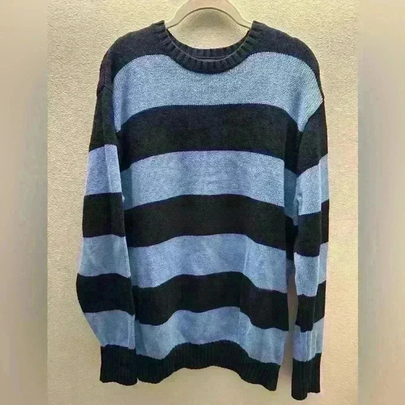 John Galt Striped Oversized Sweater - Picture 1 of 8